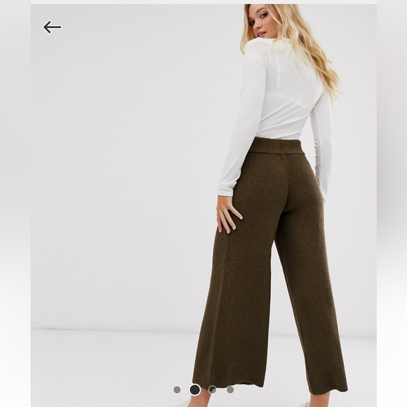 Micha Lounge split front tunic two-piece set wide leg culotte pants Coord Set - Picture 8 of 12